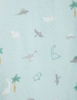 3pk Cotton Rich Dinosaur Bodysuits (6½lbs - 3 Yrs) -Marksandspencer Sale Store SD 04 T92 4823S ZZ X EC 6