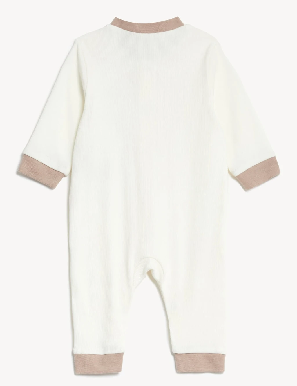 2pk Cotton Rich Bear Sleepsuits (6 1/2lbs-3 Yrs) 2 2pk Cotton Rich Bear Sleepsuits (6 1/2lbs-3 Yrs) - Image 2