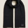 Personalised Men's Pure Cashmere Scarf -Marksandspencer Sale Store SD 08 T04 9661P PK X EC 0