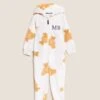 Personalised Kids' Spencer Bear Onesie -Marksandspencer Sale Store SD 08 T04 9705P Y8 X EC 0