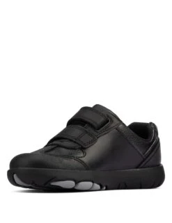 Clarks Baby Leather Riptape School Shoes (Toddler Size 7-9.5) -Marksandspencer Sale Store SD 08 T94 3006 Y0 X EC 3