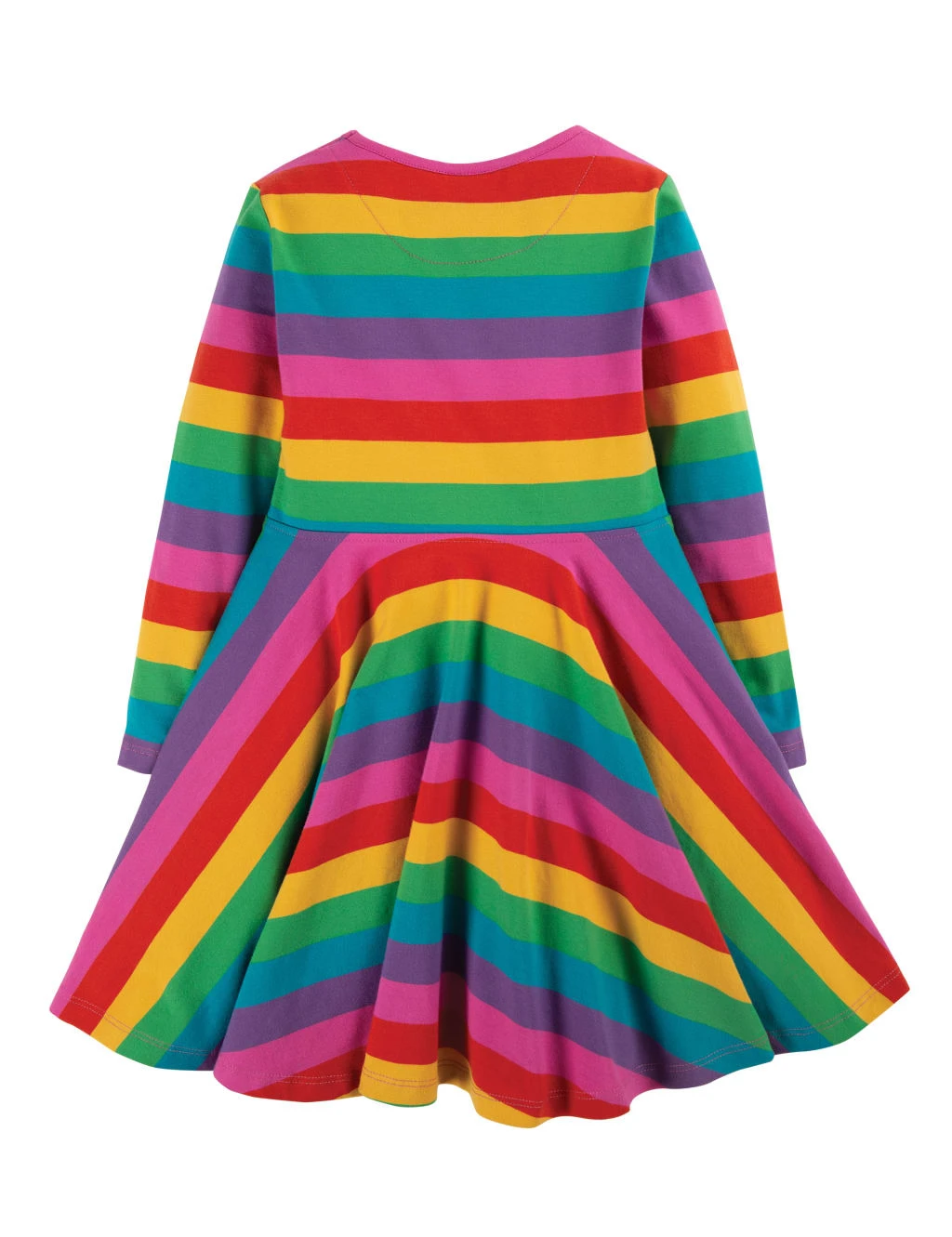 Frugi Organic Cotton Striped Dress (6 Mths - 7 Yrs) 3 Frugi Organic Cotton Striped Dress (6 Mths - 7 Yrs) - Image 3