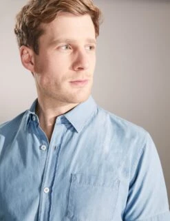 Jaeger Pure Cotton Shirt -Marksandspencer Sale Store SD 09 T62 1212E SY X EC 1