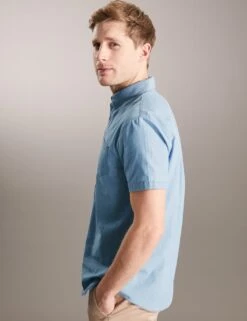 Jaeger Pure Cotton Shirt -Marksandspencer Sale Store SD 09 T62 1212E SY X EC 2