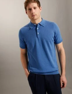 Jaeger Linen Rich Polo Shirt