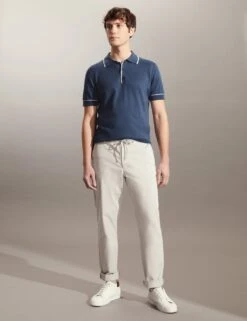Jaeger Tapered Fit Drawstring Chinos
