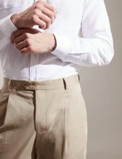 Jaeger Slim Fit Italian Cotton Rich Trousers -Marksandspencer Sale Store SD 09 T62 2807E SS X EC 2