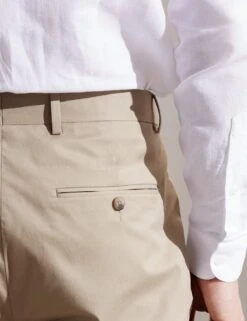 Jaeger Slim Fit Italian Cotton Rich Trousers -Marksandspencer Sale Store SD 09 T62 2807E SS X EC 4