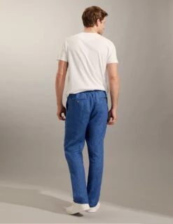 Jaeger Tailored Fit Pure Linen Trousers -Marksandspencer Sale Store SD 09 T62 2820E SA X EC 3