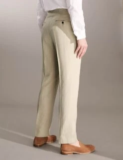 Jaeger Regular Fit Italian Silk And Linen Trousers -Marksandspencer Sale Store SD 09 T62 2829E SS X EC 4