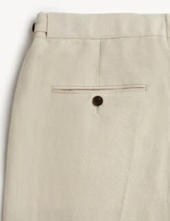 Jaeger Regular Fit Italian Silk And Linen Trousers -Marksandspencer Sale Store SD 09 T62 2829E SS X EC 8
