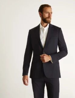 Jaeger Tailored Fit Super 100s Pure Wool Jacket -Marksandspencer Sale Store SD 09 T62 2868C F2 X EC 1