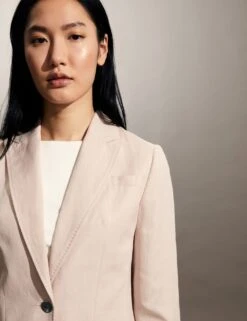 Jaeger Silk Rich Single Breasted Blazer -Marksandspencer Sale Store SD 09 T97 6695E A2 X EC 3