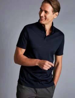 Pure Cotton Jersey Polo Shirt