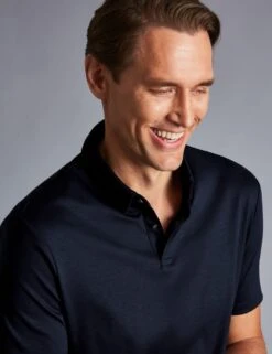 Pure Cotton Jersey Polo Shirt -Marksandspencer Sale Store SD 10 T08 2031 F0 X EC 1