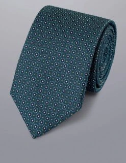 Mini Floral Pure Silk Tie