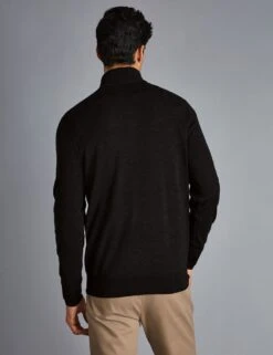 Pure Merino Wool Half Zip Jumper -Marksandspencer Sale Store SD 10 T08 2330 T3 X EC 2