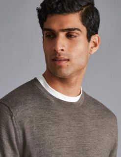 Pure Merino Wool Crew Neck Jumper -Marksandspencer Sale Store SD 10 T08 2333 N0 X EC 1