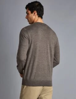 Pure Merino Wool Crew Neck Jumper -Marksandspencer Sale Store SD 10 T08 2333 N0 X EC 2