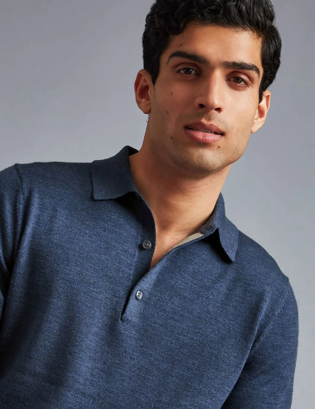 Pure Merino Wool Polo Neck Jumper 2 Pure Merino Wool Polo Neck Jumper - Image 2