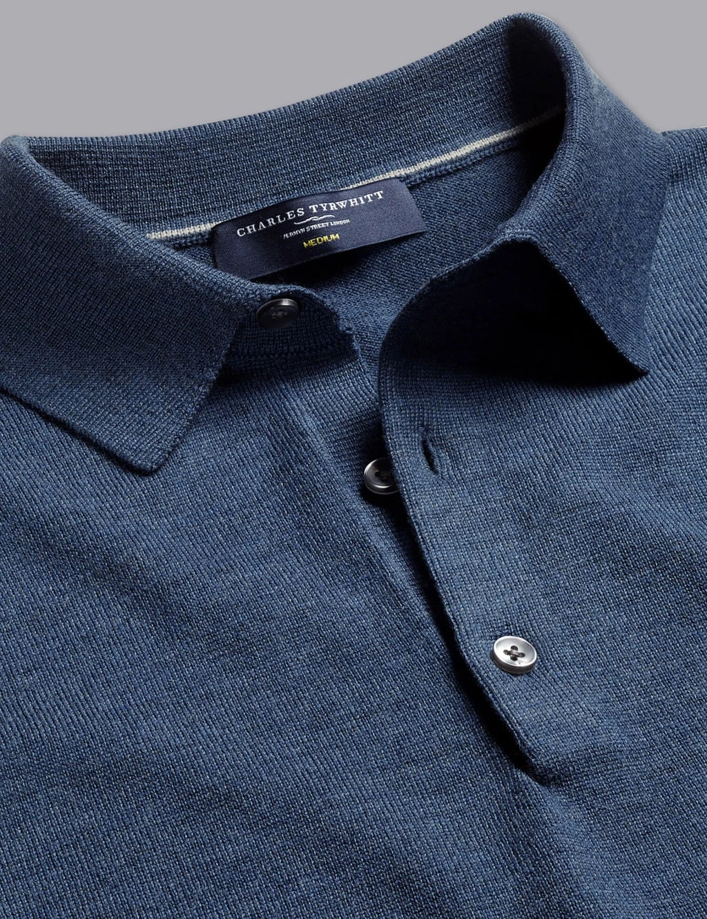 Pure Merino Wool Polo Neck Jumper 5 Pure Merino Wool Polo Neck Jumper - Image 5