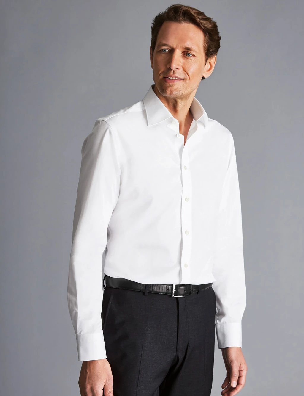 Slim Fit Pure Cotton Dress Shirt 1 Slim Fit Pure Cotton Dress Shirt