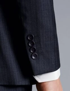 Slim Fit Pure Wool Stripe Suit Jacket -Marksandspencer Sale Store SD 10 T08 2505 E0 X EC 2