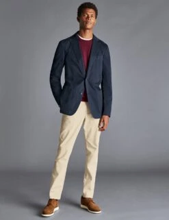 Slim Fit Cotton Rich Stretch Suit Jacket