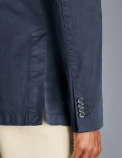 Slim Fit Cotton Rich Stretch Suit Jacket -Marksandspencer Sale Store SD 10 T08 2510 E0 X EC 2