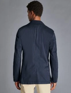 Slim Fit Cotton Rich Stretch Suit Jacket -Marksandspencer Sale Store SD 10 T08 2510 E0 X EC 3