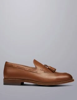 Leather Slip On Loafers