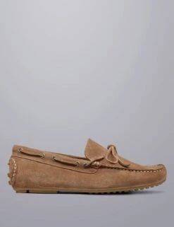 Suede Slip On Driving Loafers