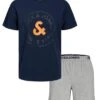 Jack & Jones Cotton Rich Printed Pyjama Set