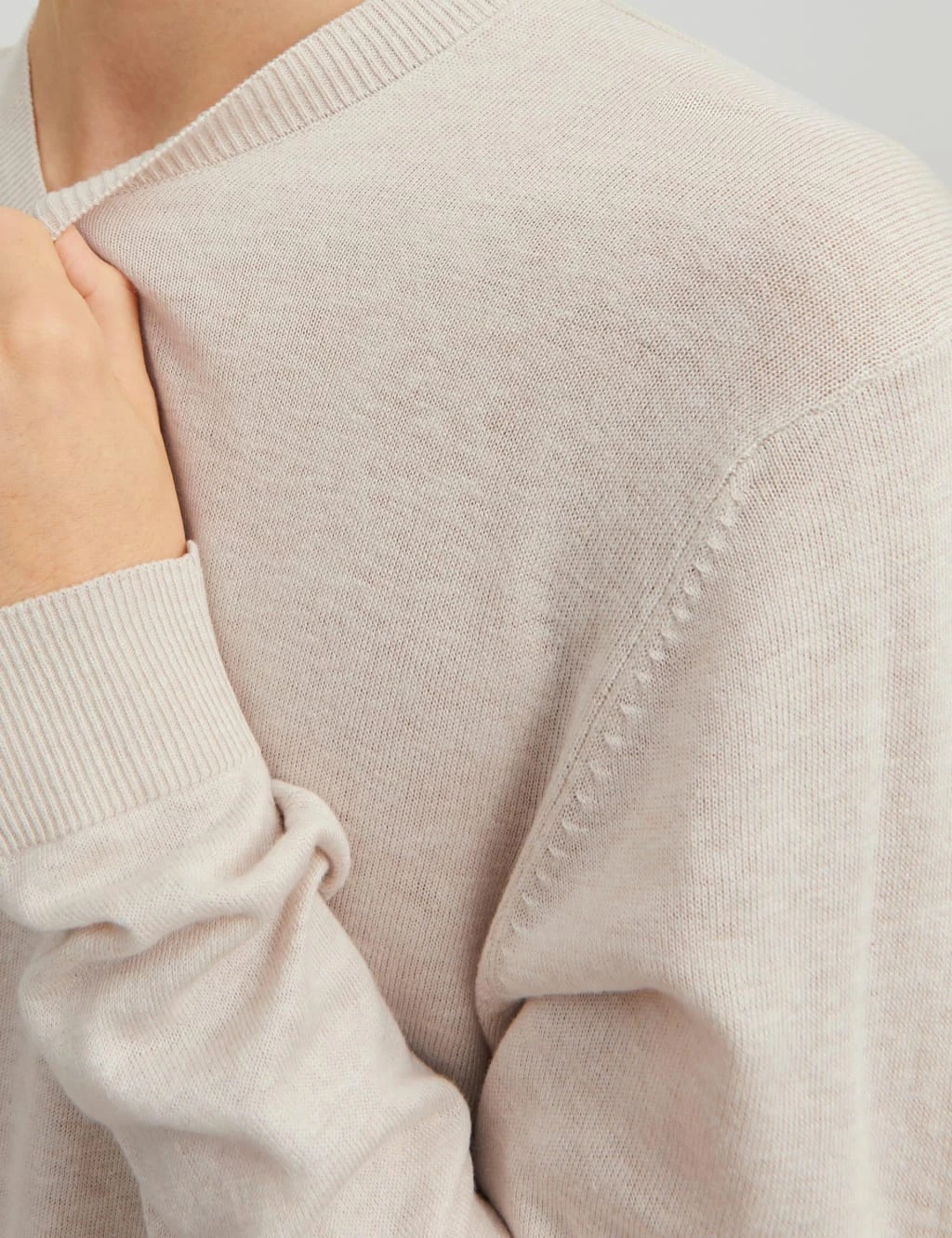 Jack & Jones Cotton Rich Crew Neck Jumper 5 Jack & Jones Cotton Rich Crew Neck Jumper - Image 5