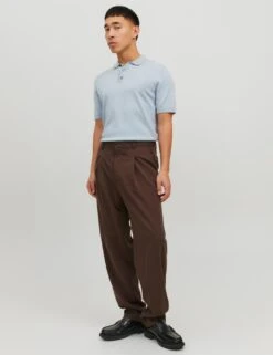 Jack & Jones Cotton Rich Knitted Polo Shirt