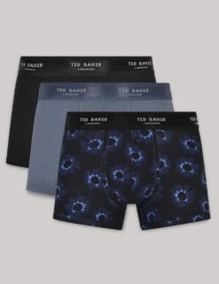 Ted Baker 3pk Cotton Rich Trunks