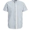 Jack & Jones Cotton Blend Striped Oxford Shirt -Marksandspencer Sale Store SD 10 T18 1461 E0 X EC 90