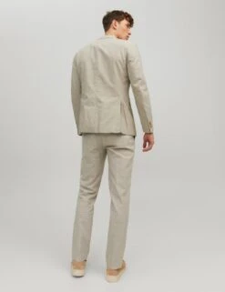 Jack & Jones Linen Rich Single Breasted Blazer -Marksandspencer Sale Store SD 10 T18 1514 N0 X EC 2