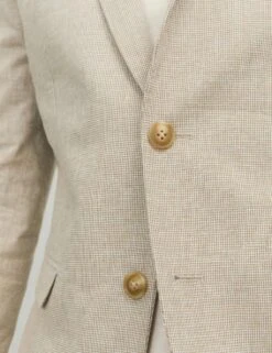 Jack & Jones Linen Rich Single Breasted Blazer -Marksandspencer Sale Store SD 10 T18 1514 N0 X EC 4