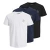 Jack & Jones 3pk Pure Cotton Crew Neck T-Shirts -Marksandspencer Sale Store SD 10 T18 1530 Z4 X EC 0