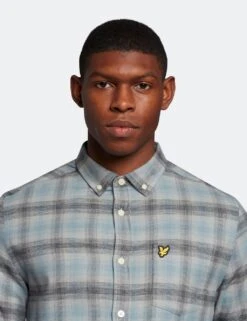 Lyle & Scott Pure Cotton Check Shirt -Marksandspencer Sale Store SD 10 T18 3152 T0 X EC 3
