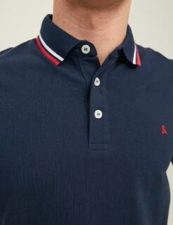 Jack & Jones Pure Cotton Long Sleeve Polo Shirt -Marksandspencer Sale Store SD 10 T18 3700N F4 X EC 1