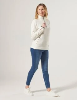MUSTO Snug Fleece Funnel Neck Half Zip Sweatshirt -Marksandspencer Sale Store SD 10 T18 4062 Z0 X EC 3