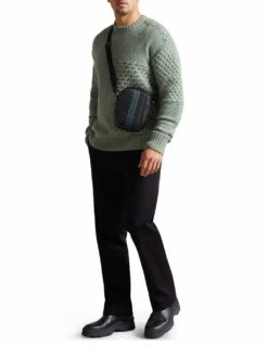 Ted Baker Textured Cross Body Bag -Marksandspencer Sale Store SD 10 T18 4077 Y4 X EC 4