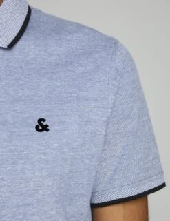 Jack & Jones 2pk Slim Fit Pure Cotton Tipped Polo Shirts -Marksandspencer Sale Store SD 10 T18 4090 Z4 X EC 5