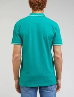 Lee Pure Cotton Pique Tipped Polo Shirt -Marksandspencer Sale Store SD 10 T18 4416 J0 X EC 1