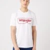 Wrangler Pure Cotton Crew Neck Logo Print T-Shirt