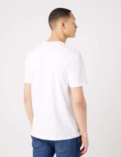 Wrangler Pure Cotton Crew Neck Logo Print T-Shirt -Marksandspencer Sale Store SD 10 T18 4483 Z4 X EC 1
