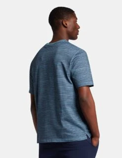 Lyle & Scott Pure Cotton Striped T-Shirt -Marksandspencer Sale Store SD 10 T18 5560 E0 X EC 1