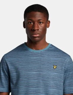 Lyle & Scott Pure Cotton Striped T-Shirt -Marksandspencer Sale Store SD 10 T18 5560 E0 X EC 2